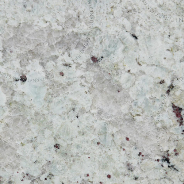 Istones Ivory Garnet Granite